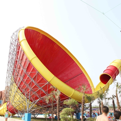 De grote Dia's van het Glasvezelwater voor Dia van het de Tornadowater van Aqua de Grappige, Grote voor Waterpark
