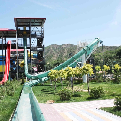 Opwindende van de Diaaqua van Aqua LoopBody van de het Parkglasvezel het Waterdia's, Platformhoogte 16m