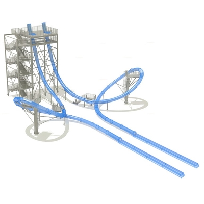 Dia's van het de Glasvezelwater van de avonturen de Magische Lijn voor de Openluchtspelen van het Waterpark/Lichaamsdia