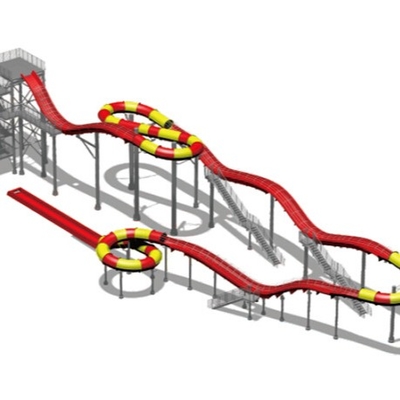 Sterke QC van de het Waterdraak van Aquapark van het Teamvermaak het Waterachtbaan voor Waterpark