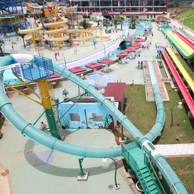 De Spelen van de het Waterdia van het Aquapark, Aqua-de Glasvezeldia's van het Lijnlichaam voor Pools