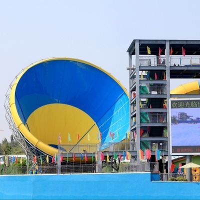Hoog - Dia van het kwaliteits de kleurrijke Super Water met Ruimtegaten Lange Dia voor pretpark
