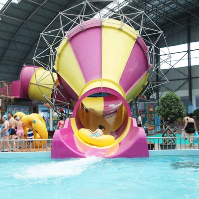 Het super Water van de Tornadoglasvezel glijdt 14.6m Platformhoogte voor Als thema gehad Waterpark