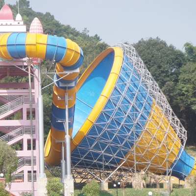 De Producten van het Aquapark/Super het Waterdia's van de Tornadoglasvezel 14.6m Platformhoogte voor Als thema gehad Waterpark