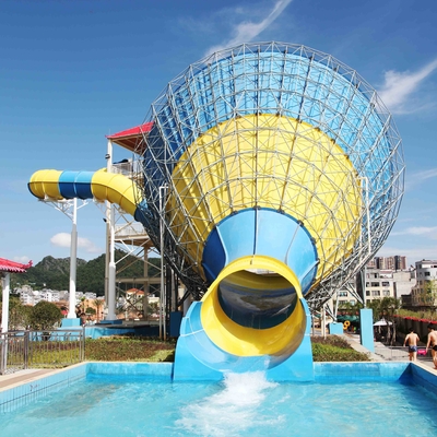 De gegalvaniseerde Dia van de Koolstofstaaltornado voor Aqua-Park/het Parkmateriaal van het Glasvezelwater