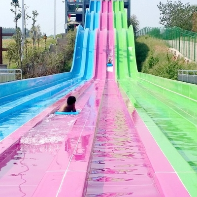 OEM 3 Dia's van het de Regenboogwater van de Stegen de Commerciële Glasvezel voor Aqua-Parkmateriaal