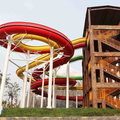 Gegalvaniseerde het Waterdia's van de koolstofstaaldouane voor Reuze Openluchtwaterpark