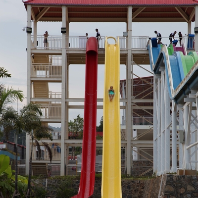 Algemene van de het Puntdouane van het Waterpark het Waterdia's, Dia van het Hoge snelheids de Volwassen Plastic Water
