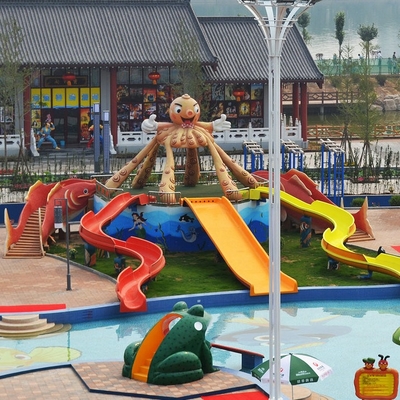 Van de Glasvezeljonge geitjes van de douanecombinatie het Waterdia's voor het Park van het Themawater