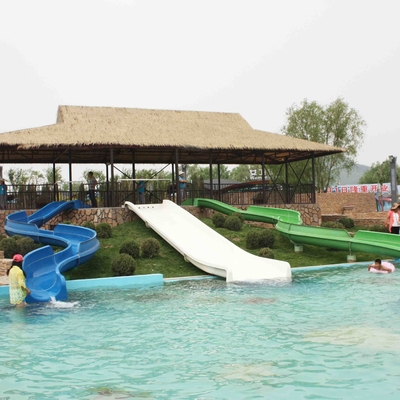 Het Water van commerciële Glasvezeljonge geitjes glijdt het Materiaal van het Waterpark voor Zwembad