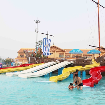 De grote Dia van de jonge geitjesspeelplaats met Aqua-Spel, Glasvezelwater glijdt voor Jonge geitjes