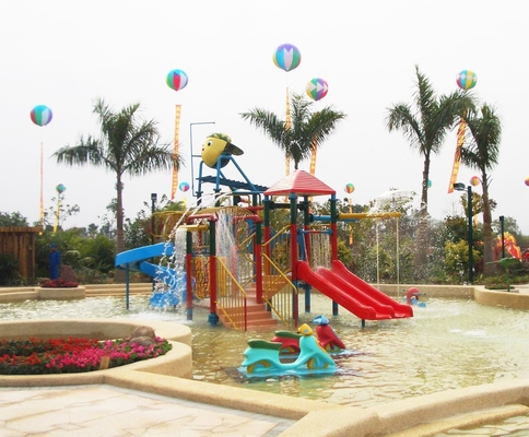 Van het Parkspelen van Aqua van het waterhuis Platform 21*18*9m met Waterdia voor Familiepret
