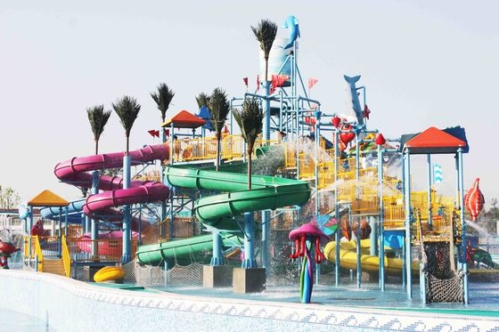 Van het het Waterhuis van de Gaintglasvezel het Parkspelen van Aqua met Waterdia voor Familiepret