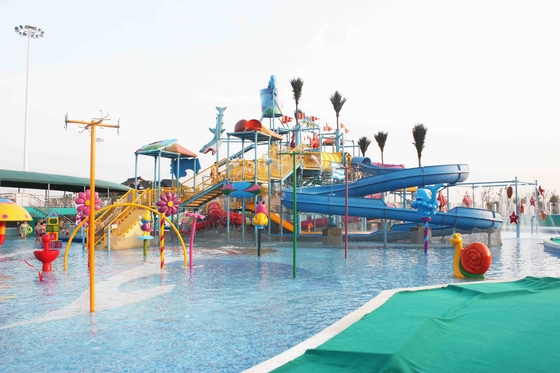 Van het Parkspelen van de zomer Openluchtaqua van het de Glasvezelwater het Parkaantrekkelijkheden voor Jonge geitjes