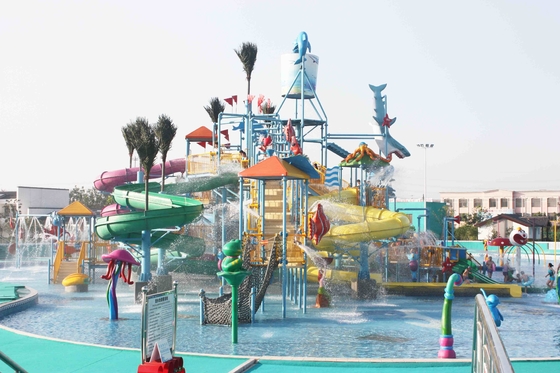 Van het het Waterhuis van de Gaintglasvezel het Parkspelen van Aqua met Waterdia voor Familiepret