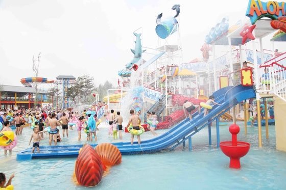 Het Huis/het Waterparkaantrekkelijkheden van Aqua van de de zomer Openluchtglasvezel voor Themapark