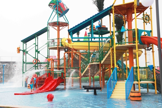 Openluchtaqua-het Huisstructuren van het Speelplaatswater, het Materiaaloem van het Waterpark