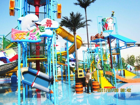 Gigantisch van de Speelplaatssporten van Aqua van het Waterhuis van het het Waterpark het Pretparkmateriaal