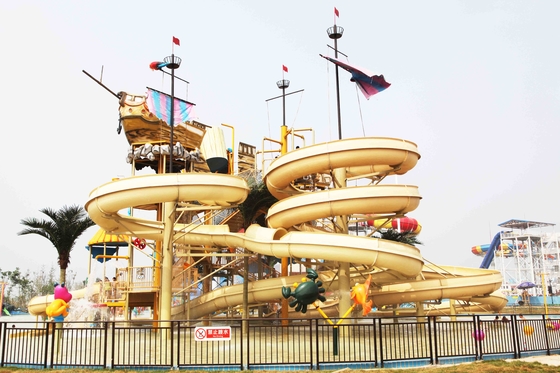 Het opwekken van het park van het familiewater in giantic waterhouse met verschillend stijlwaterslide/Glasvezelwater glijdt