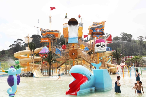 Het Materiaal van het het Waterpark van de douaneglasvezel, Gaint-de Speelplaats van het Waterhuis
