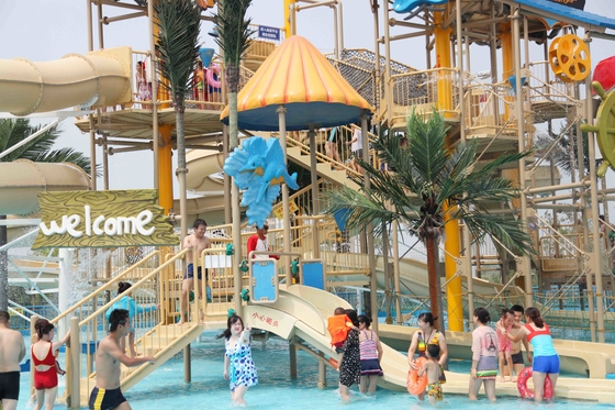 Grote van het het Waterpark van het Waterhuis van het het Spelstaal Aquatische het Spelstructuren voor Pretpark