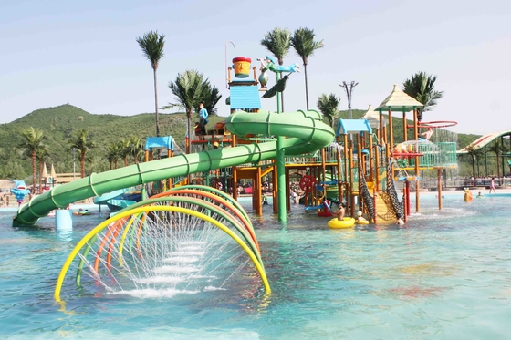 De Speelplaatsglasvezel van familie Commerciële Aqua met de Dia's van het Waterpark/Aangepast Waterpark Equipemnt