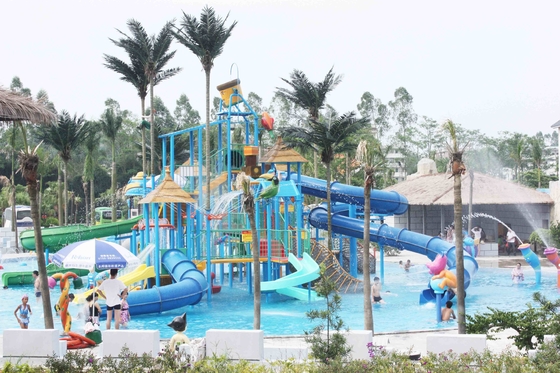 Het grote materiaal van de aquaspeelplaats in waterparkprojecten, de spelen van het aquapark