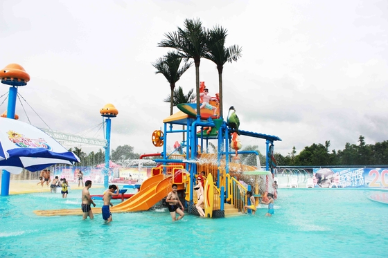 Van de het Waterspeelplaats van de Jonge geitjes van de vermaakglasvezel Materiaal van het het Waterpark het Commerciële