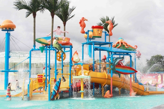 Van het het Waterpark van Commerialjonge geitjes de Speelplaatsmateriaal met Dia's, SGS Gecontroleerde het Materiaalleverancier van het Waterpark
