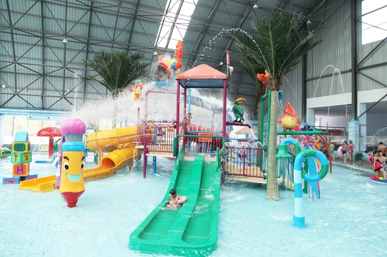 Het Water van Zwembadjonge geitjes parkeert Mini Interactieve Stegen voor Waterpark