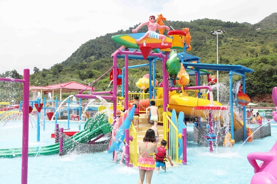 Waterspelen voor kinderen, Miniwaterpark met Kinderendia (sw-Sb)