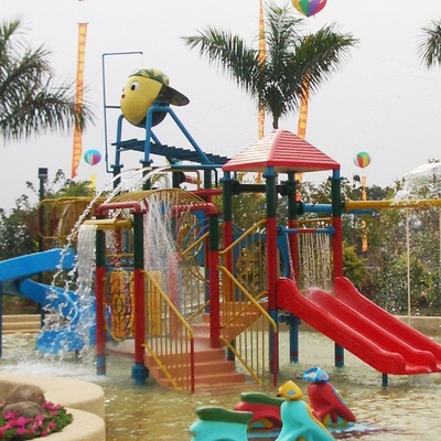 Van de het Waterspeelplaats van hoteljonge geitjes binnenwaterparks met glasvezel mini - dia