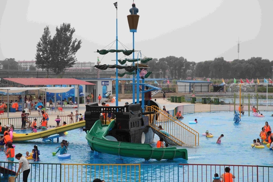 Het aangepaste Schip van de Glasvezelpiraat/Sterk Aqua-het Parkmateriaal van het Plonswater