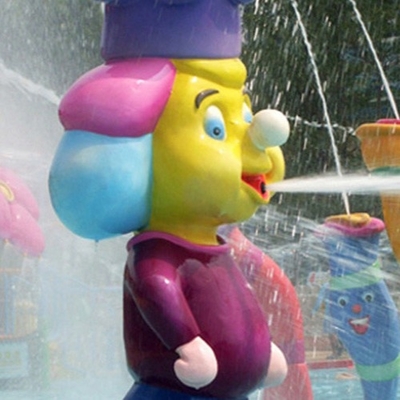 Het Materiaal van het de Nevelpark van watersprayground, Park van het het Spelwater van Aap het Beeldverhaal Gevormde Aqua