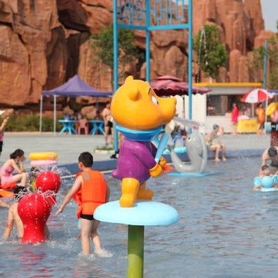 Het Materiaal van het de Nevelpark van watersprayground, Park van het het Spelwater van Aap het Beeldverhaal Gevormde Aqua