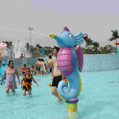 Van het het Parkmateriaal van de jonge geitjesnevel van het de Glasvezelwater van de de Spelennevel het Beeldverhaalzeepaardje voor Waterpark