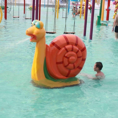 Van de het Spelnevel van het glasvezelwater Gevormd het Parkmateriaal met Beeldverhaaldier