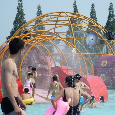 Pvc-het Materiaal van de de Structurenspeelplaats van het Nevelpark met 0.3~0.6m Waterdiepte