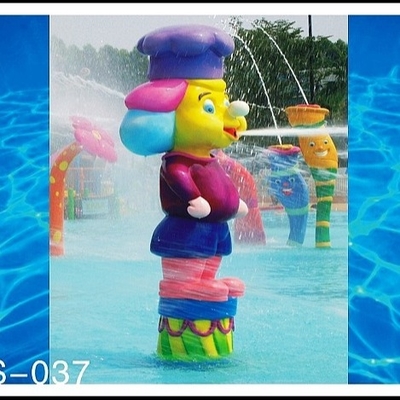 Glasvezelstandbeeld wordt gebruikt om te bouwen waterpark, het materiaal dat van het waterpark