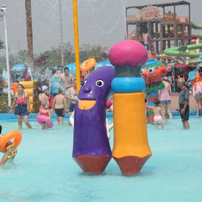 Pvc, het parkspeelgoed van het glasvezel Materieel Water met waterpomp in sprayground