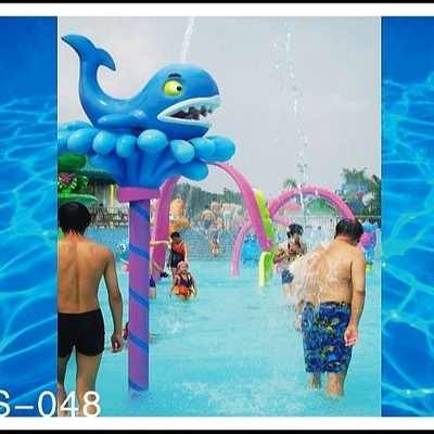 Van de het Materiaal Grappig Nevel van het nevelpark de Walvisstuk speelgoed voor de Spelen van het Spelwater