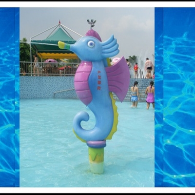 Het Parkmateriaal van de jonge geitjesnevel, het Zeepaardje van het de Nevelbeeldverhaal van Waterspelen voor Waterpark