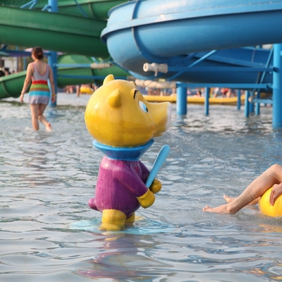 Het grappige Materiaal van het Nevelpark, Gekleurde Nevel draagt voor Jonge geitjes/Volwassenen voor Waterpark