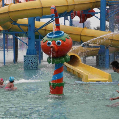 Van het Materiaalaqua van de waterspeelplaats van het Speljonge geitjes het Waterspel met Theepotnevel