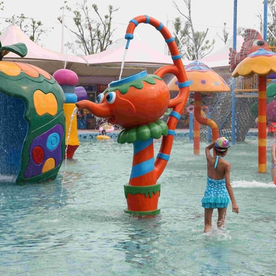 Van het Materiaalaqua van de waterspeelplaats van het Speljonge geitjes het Waterspel met Theepotnevel