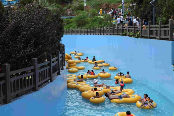 Van het het Waterpark van de luchtventilator Materieel Lui de Rivier Zwembad 3m6m Breedte 1m Diepte/Aangepaste Waterdia