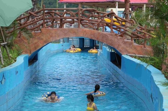 Van het het Waterpark van het Zwembadmateriaal de Luie Rivier voor Kinderen/FamiliepretPretpark