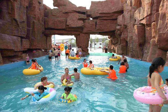 Persoonlijke glasvezel Lazy River-apparatuur met PLC-besturing en roestvrijstalen filtratie voor waterparken
