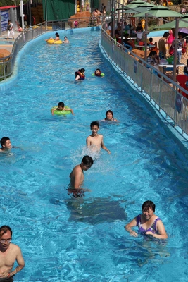 Reuze Lui het Parkmateriaal van het Zwembad Commercieel Water voor Familie
