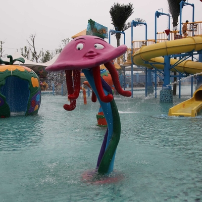De aangepaste van het het Parkmateriaal van de Octopusnevel Parken van het de Glasvezelwater voor Jonge geitjes